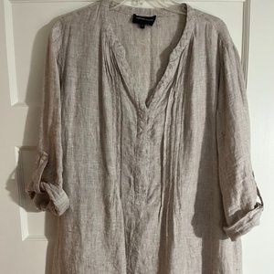 French Cure Linen Tunic